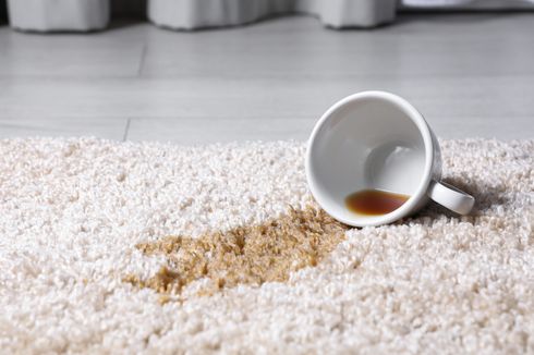 Cara Menghilangkan Noda Makanan dan Minuman pada Karpet