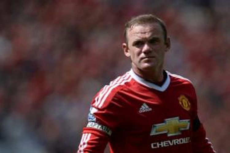 Striker Manchester United, Wayne Rooney.