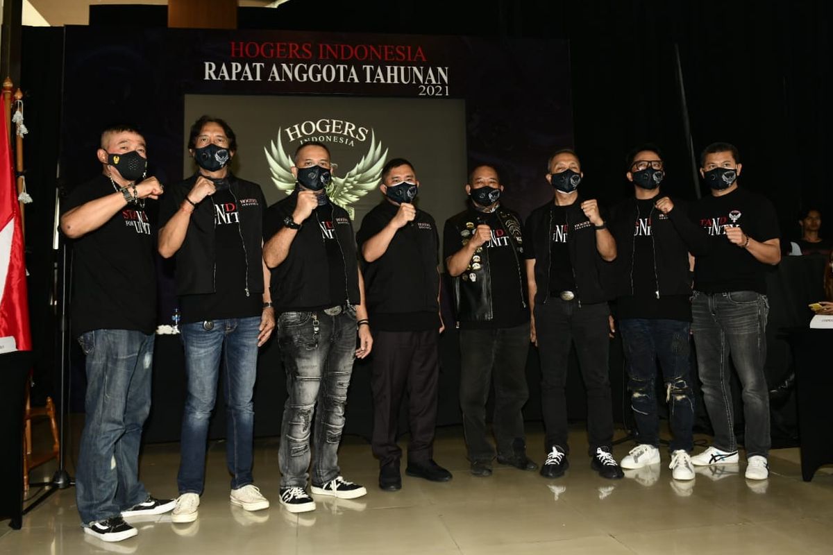 Rapat Anggota Tahunan HHOGers Indonesia digelar di Motovillage, Kemang, Minggu (14/2/2021)