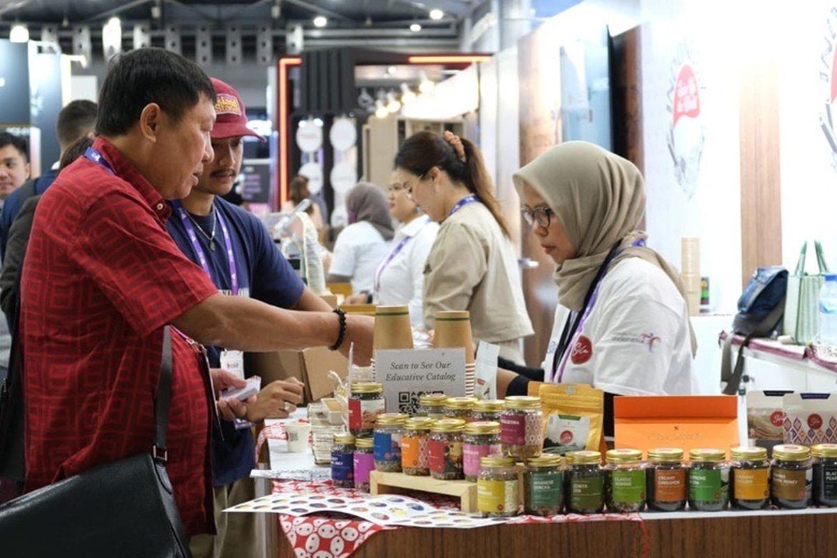 Sila Artisan Tea unjuk gigi dalam BRI UMKM EXPO(RT) pada Januari 2025. 
