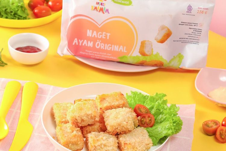 Salah satu produk yang dihasilkan D'Mamam, berupa nugget ayam tanpa bahan pengawet