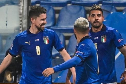 Italia Vs Polandia, Jorginho Cetak Gol Ke-5 dari Titik Putih, Gli Azzurri Menang