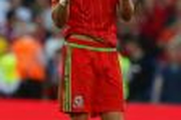Bintang tim nasional Wales, Gareth Bale. 