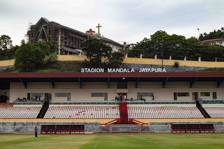 Stadion Mandala Jayapura menjadi salah satu venue PON XX Papua 2021.