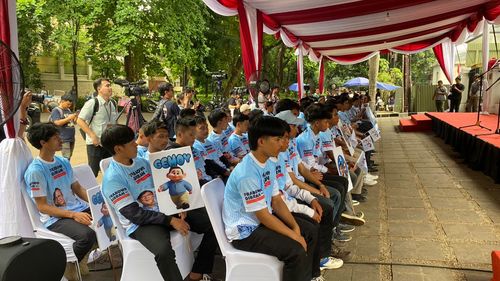 Relawan Pemuda Milenial Prabowo Indonesia Deklarasi Dukung Prabowo-Gibran