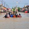 Banjir di Rokan Hulu, Akses Jalan Menuju Kota Terendam Air, Kendaraan Tak Dapat Melintas