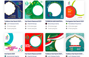 Hari Santri 2022: Link Twibbon, Tema, dan Logo Halaman all ...