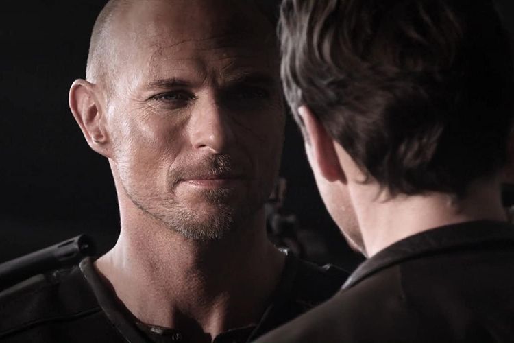 Luke Goss berperan sebagai Carl Frankenstein Lucas dalam film aksi Deat Reach 3: Inferno (2013).