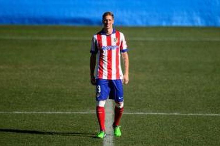 Penyerang Atletico Madrid, Fernando Torres.