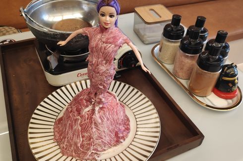 Ada Barbie Berbalut Daging di Restoran Udon dan Soba Baru AEON BSD