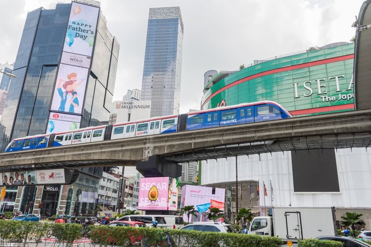 Ilustrasi MRT di Kuala Lumpur