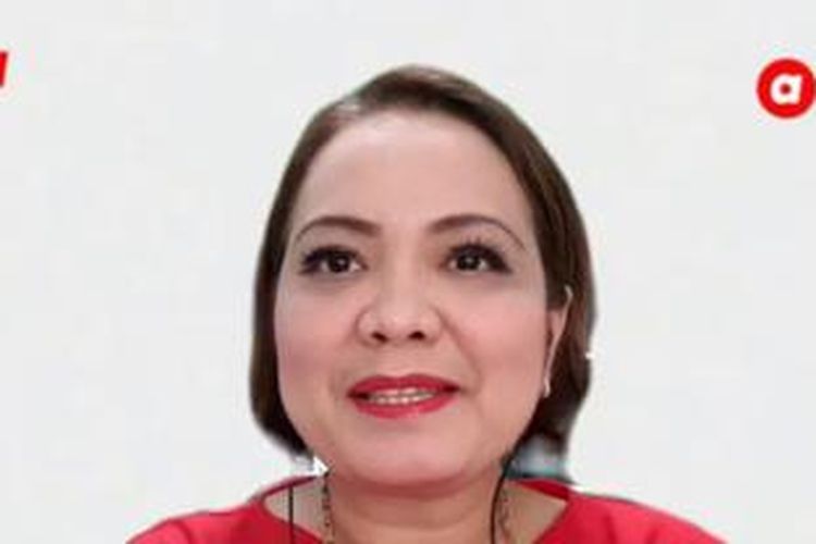 Direktur Utama AirAsia Indonesia Veranita Yosephine (tangkapan layar)
