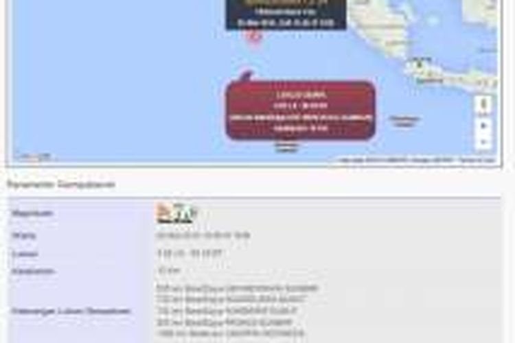 Gempa menggungang Kepulauan Nias, Malam tadi Rabu (02/03/2016) pukul 19:49:41 WIB, gempa dengan kekuatan 7,8 SR, terjadi di lepas pantai Barat Kepulauan Mentawai atau Barat Daya Kepulauan Mentawai , Sumatera Barat, berlokasi 4.92°LS dan 94.39°BT dengan kedalaman 10 km, berpotensi tsunami.