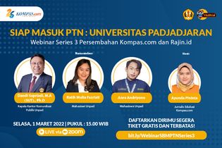 Mau Masuk Unpad? Dapatkan Strateginya di Webinar Gratis Kompas.com x Unpad