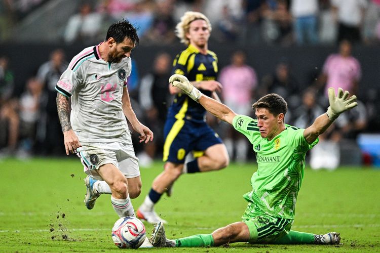 Hasil Inter Miami Vs Nashville 2-2, Gol ke-99 Messi Tak Cukup Bawa Herons Menang