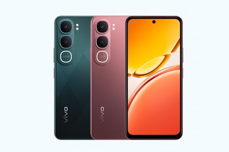 Vivo Y31 tersedia dalam pilihan warna Rose Red dan Diamond Green.
