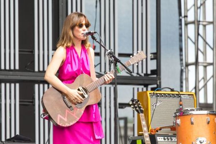 Leslie Feist dalam acara Eaux Claires Music Festival, Wisconsin, AS - 17 Jun 2017.