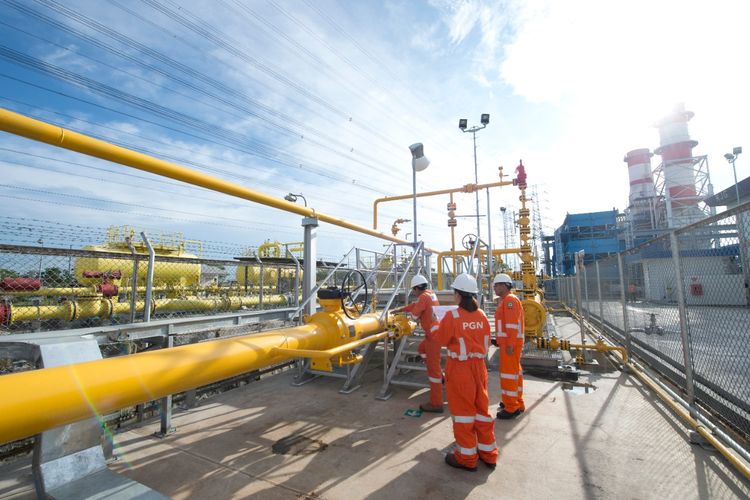A file photo of infrastructure at Indonesian state gas utility PT Perusahaan Gas Negaras (PGN). After the pandemic, the most in-demand technical skills include information and communication technology and industrial technology for product diversification. 