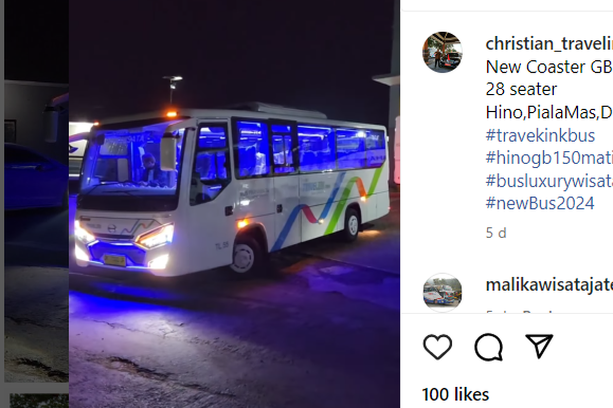 Bus baru milik PO Travelink