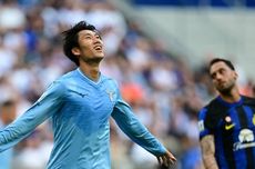 Hasil Inter Vs Lazio, Gelandang Jepang Cetak Gol, Nerazzurri Tertahan