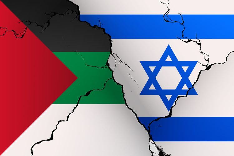 Ilustrasi konflik Palestina dan Israel