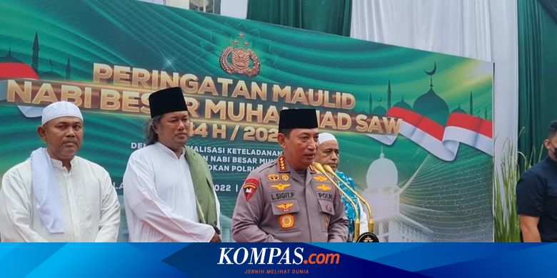 Kapolri Minta Jajarannya Terapkan Sifat Nabi Muhammad SAW Saat Menjalankan Tugas