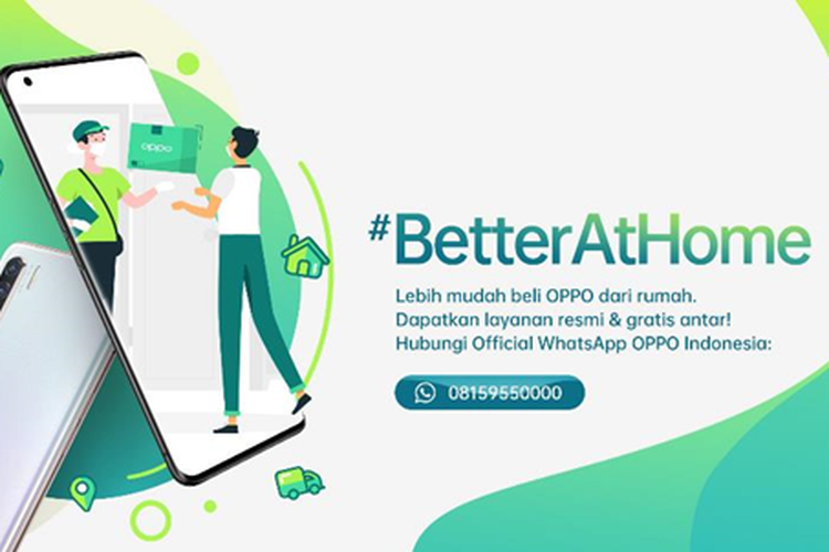 Oppo meluncurkan layanan WhatsApp untuk memudahkan pengguna berkonsultasi atau membeli produk smartphone Oppo tanpa harus keluar rumah.