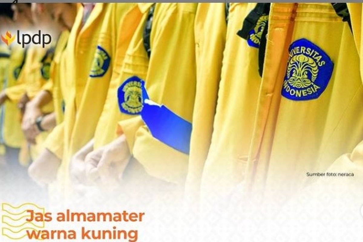 Jas almamater kuning