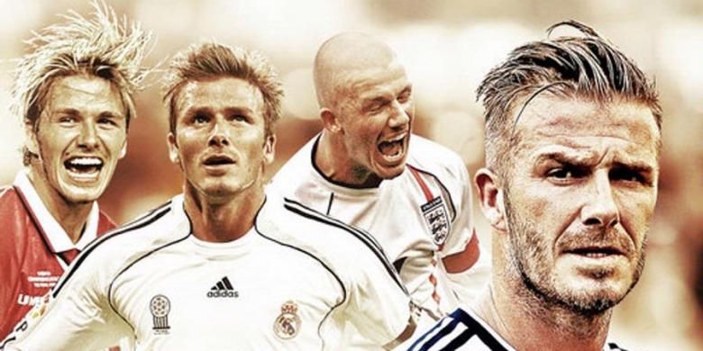 David Beckham dalam kariernya pernah bermain dengan Manchester United, Real Madrid, La Galaxy, dan PSG, sebelum menyatakan pensiun pada Kamis (15/5/2013). 