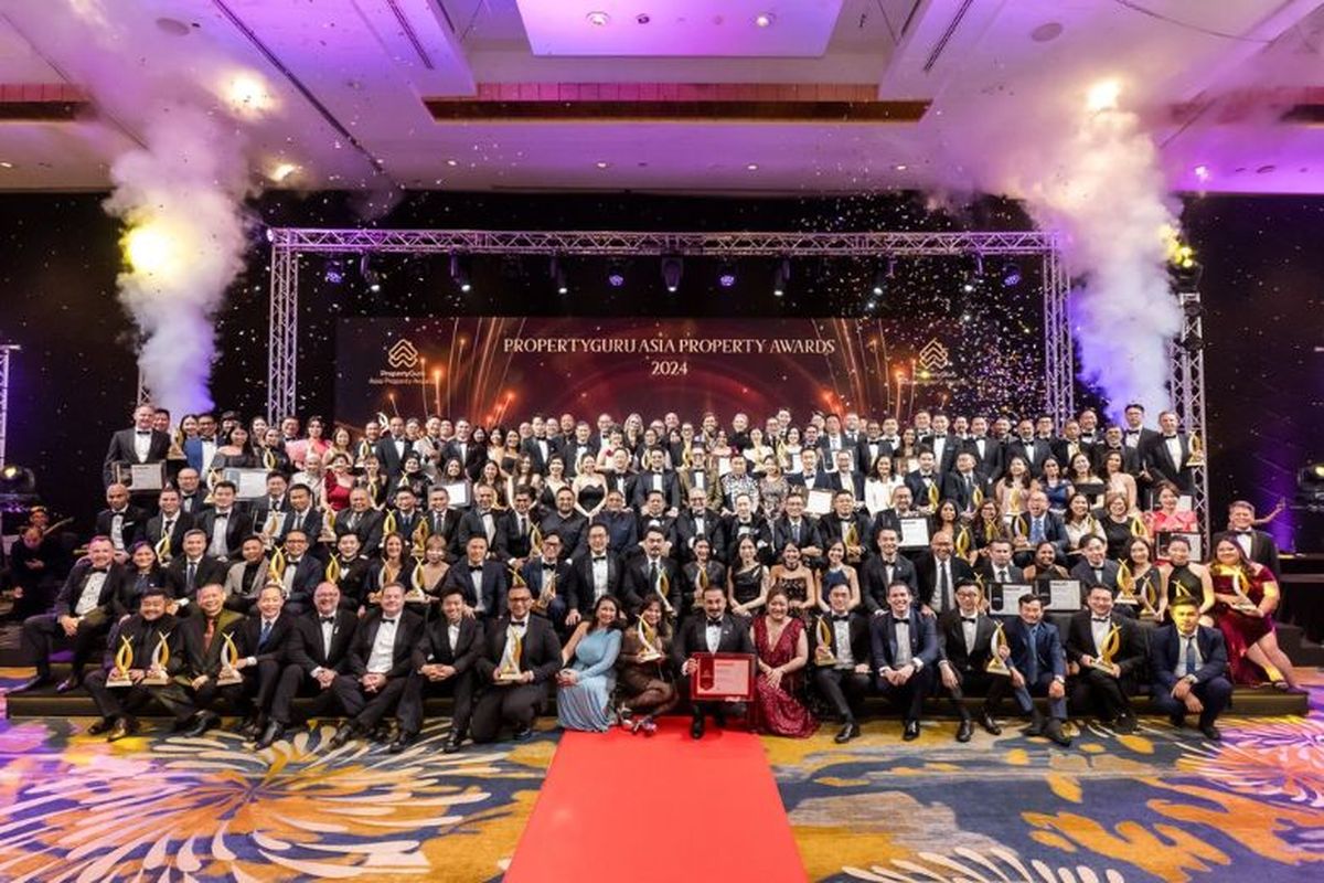 Gelaran Grand Final ke-19 PropertyGuru Asia Property Awards di The Athenee Hotel, Luxury Collection Hotel, Bangkok, Thailand, Jumat (13/12/2024).