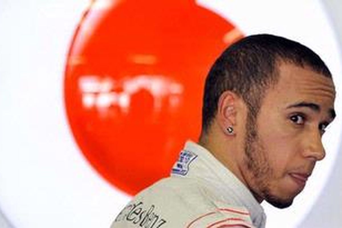 Pebalap McLaren, Lewis Hamilton.