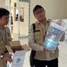 10.800 Galon Air Zamzam Jamaah Haji Embarkasi Makassar Tiba di Asrama Haji Sudiang