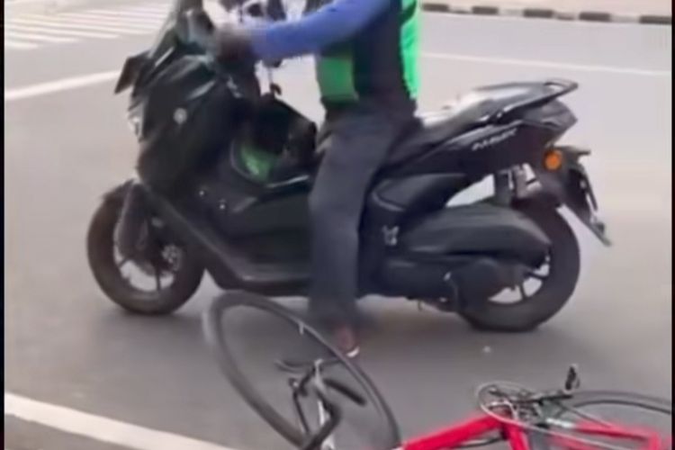 Pesepeda Diintimidasi Driver Ojol di Dukuh Atas, Polisi Cari Pelaku
