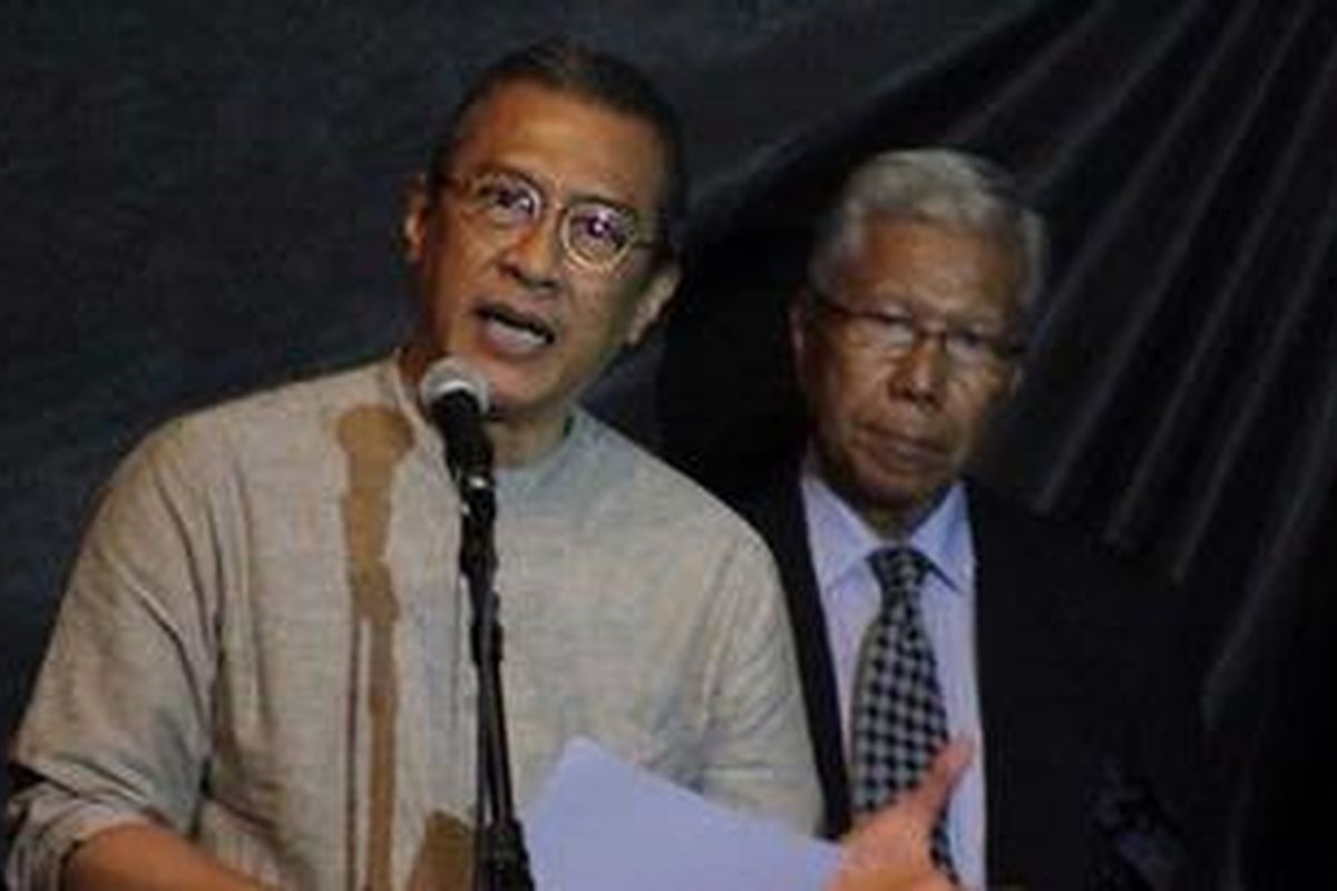 Endy Subijono, salah satu anggota dewan juri IAI Awards 2012, pada malam penghargaan yang digelar Sabtu (20/10/2012) lalu.
