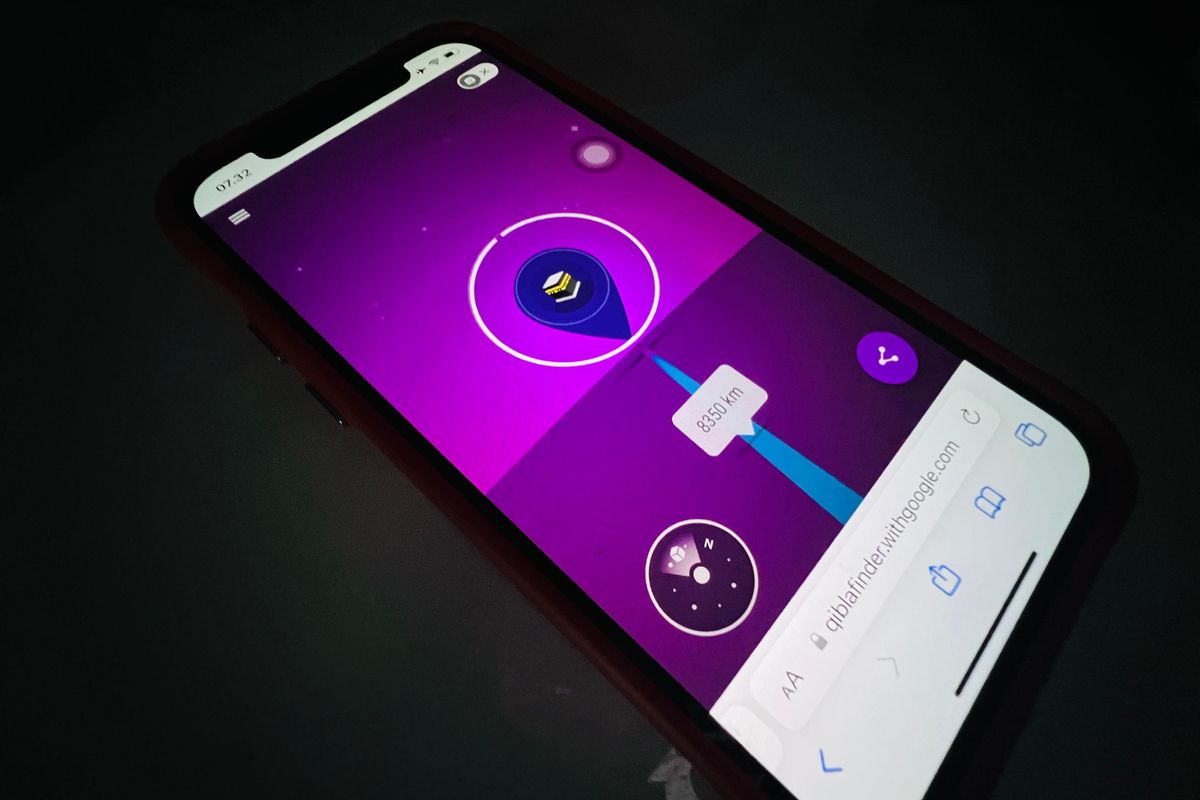 Cara mengetahui arah kiblat di rumah dengan HP.