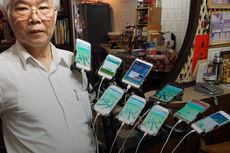 Kakek Ini Pasang 11 Ponsel di Sepeda Demi Main Pokemon Go
