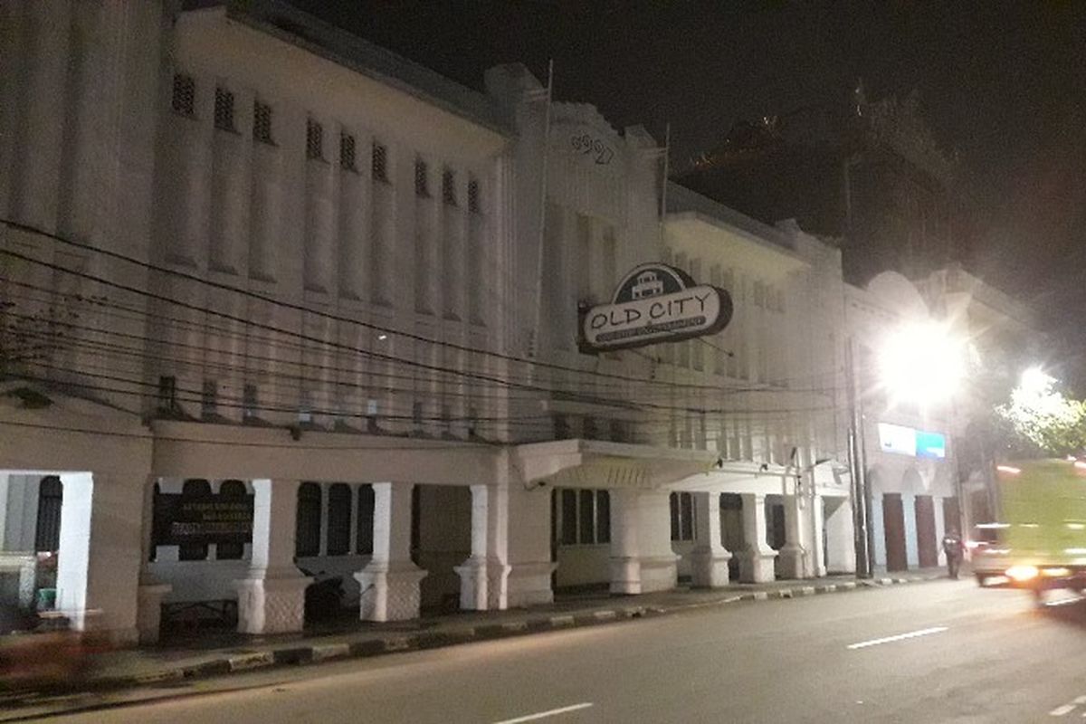 Suasana diskotek Old City, Jalan Kali Besar Barat, Roa Melaka, Tambora, Jakarta Barat pada Rabu (25/4/2018) yang berhenti beroperasi sementara setelah terjadi keributan dari pengunjung dengan positif menggunakan narkoba.