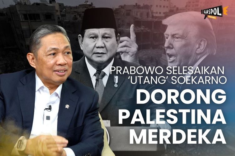 Wakil Menteri Luar Negeri (Wamenlu) Anis Matta dalam podcast Gaspol! di YouTube Kompas.com, Sabtu (1/11/2025). 