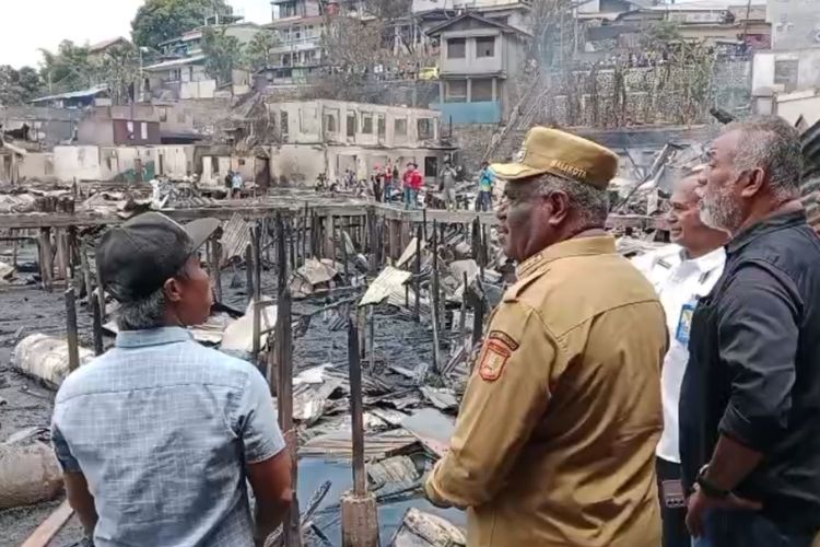 Jumlah Warga Terdampak Kebakaran Jayapura Bertambah, 560 Keluarga Kehilangan Rumah