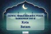 Jadwal Imsak dan Buka Puasa Kota Batam Hari Ini, Jumat 20 Februari 2026