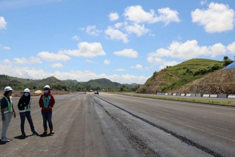 Wartawan BBC Indonesia di lokasi Sirkuit Mandalika