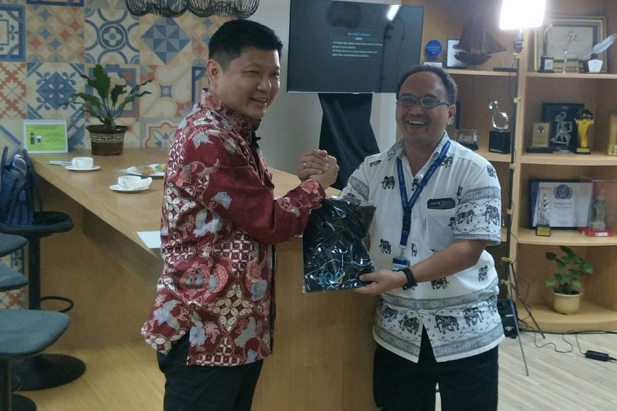 Direktur Utama Sritex Iwan Setiawan Lukminto di Menara Kompas, Jakarta, Selasa (6/8/2019)