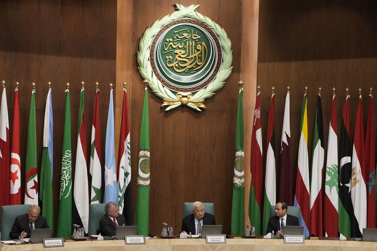 Pertemuan Liga Arab di Kairo, Mesir.