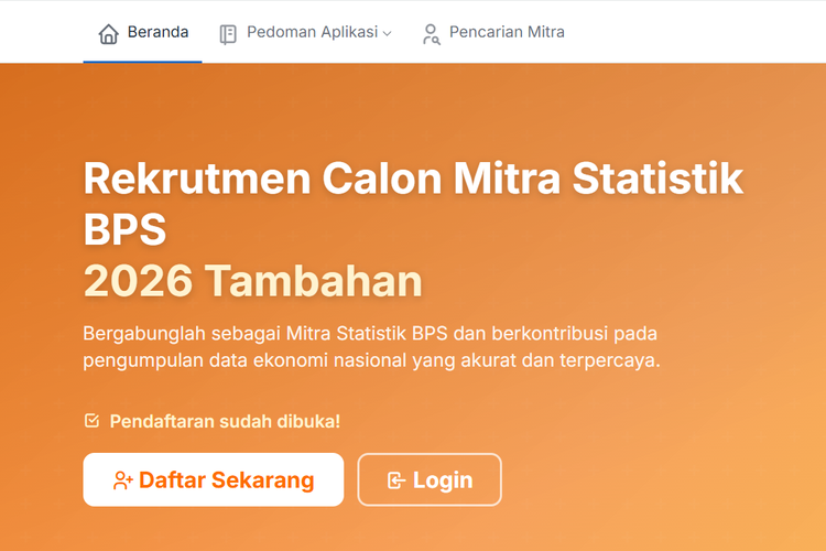 BPS Buka Rekrutmen Mitra Statistik 2026 untuk Sensus Ekonomi — image 4