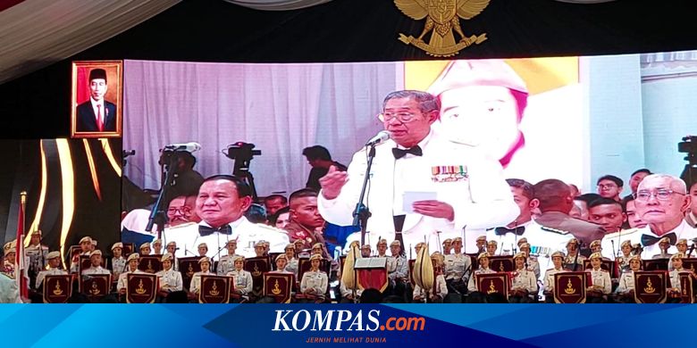 Sebut Prabowo "Jenderal", SBY Berterima Kasih Diundang ke "Gala Dinner" HUT Ke-78 TNI