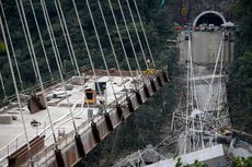 Jembatan di Kolombia Runtuh, 10 Pekerja Konstruksi Tewas