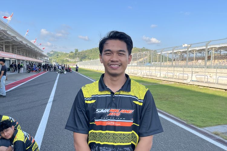Fariz Ibrahim, salah satu pebalap SMK Walang Jaya.