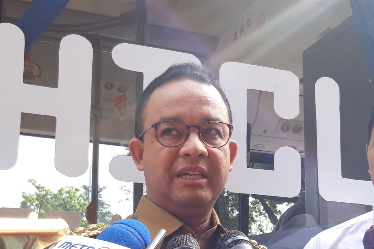 Gubernur DKI Jakarta Anies Baswedan, Senin (29/4/2019)