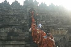 Detik-detik Waisak di Candi Borobudur, 866 Personel Gabungan Disiagakan