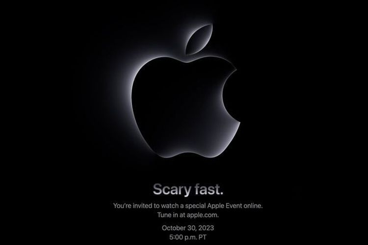 Ilustrasi undangan Apple Event 30 Oktober 2023.